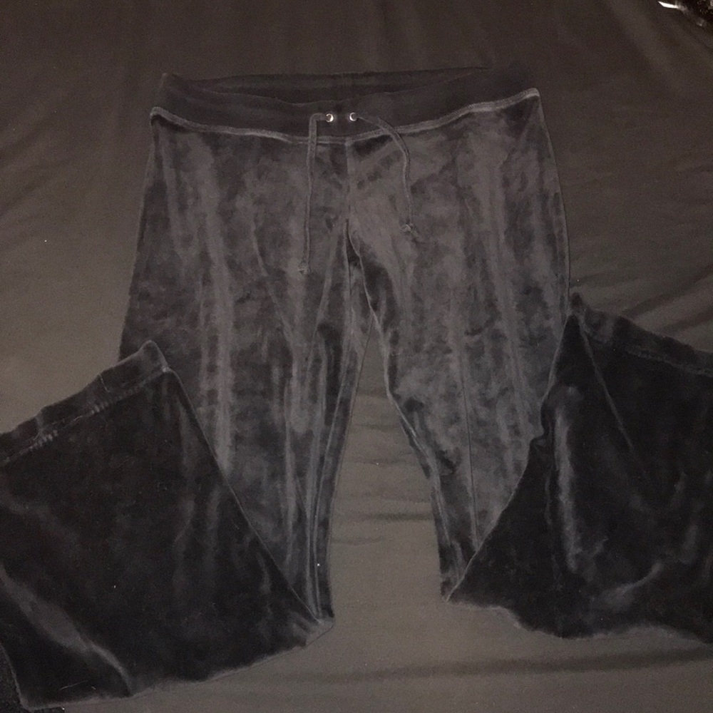 Large Black Juicy Couture Activewear Pants